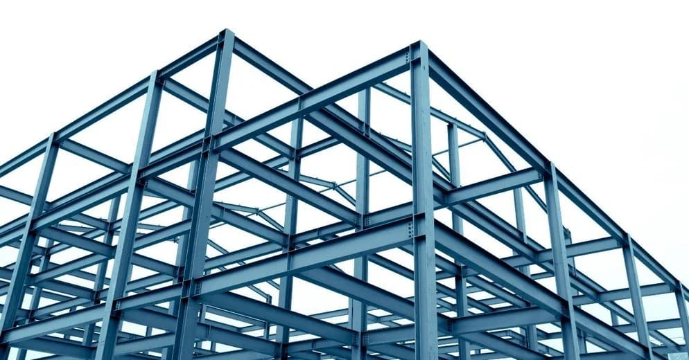 Turnkey steel frame building project during erection on a UK site